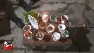 تحویل سال نو سربازان سپاه ناحیه گتونددر محل خدمت