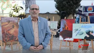 ۳ نقاش برگزیده سمپوزیوم نقاشی هفته دفاع مقدس شدند