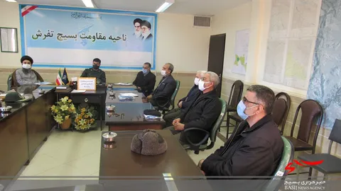 دیدار پیشکسوتان عرصه جهاد و خدمت با هیئت‌رئیسه ناحیه مقاومت بسیج تفرش