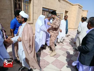 تقویت وحدت و انسجام ملی در دیدار سران طوایف و ائمه جمعه نازیل با مسئولان بسیج تفتان