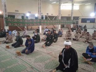 مراسم سالروز شهادت امام علی علیه السلام در حسینیه تیپ ۴۸فتح