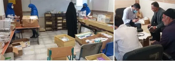 ارائه خدمات پزشکی و بهداشتی رایگان در شهر صالحیه