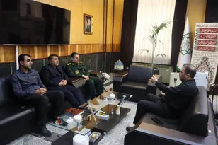 دیدار معاون هماهنگ کننده سپاه فتح با شهردار منطقه 14 تهران/ امکانات لازم برای اسکان و پذیرایی زائران کهگیلویه و بویراحمد مهیاست + (تصاویر)
