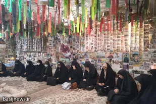 برگزاری محفل انس با شهدا در بیت الشهداء شهرستان بهار