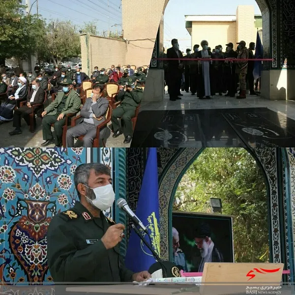 یادمان شهدای گمنام سپاه امام صادق (ع) افتتاح شد