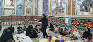 برگزاری کلاس آموزشی ساخت جعبه کادویی در آغاجاری