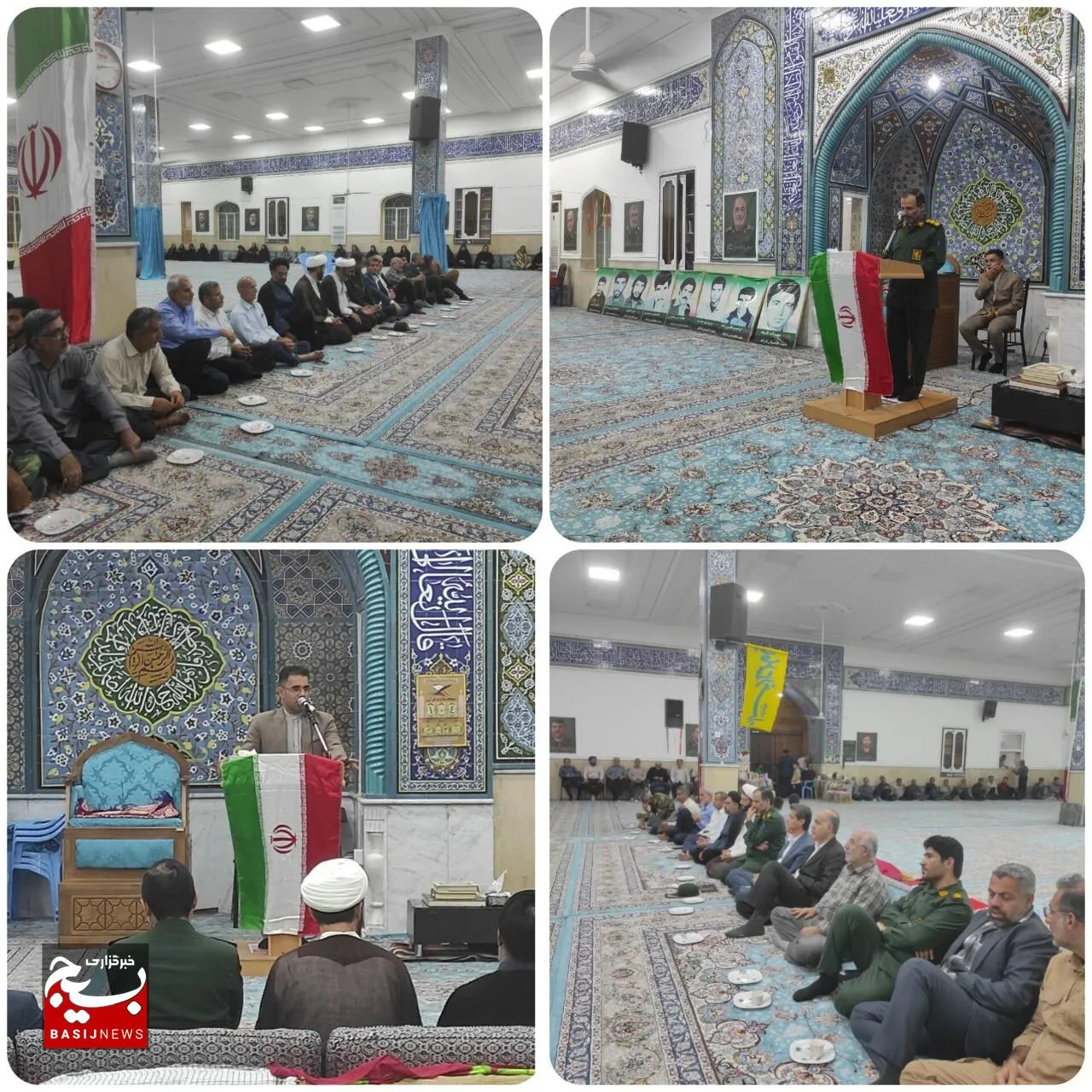 مراسم تجلیل از رزمندگان و ایثارگران دفاع مقدس روستای بنه گز تنگستان برگزار شد