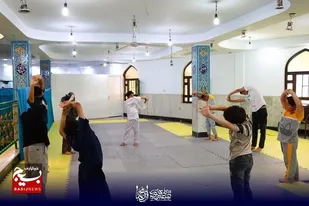 کلاس رزمی ویژه متوسطه اول در مسجد آل محمد(ص) برگزار شد
