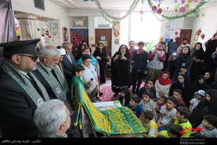 دیدار خادمین حرم امام رضا(ع) با خانواده&zwnj;های تحت پوشش انجمن حامیان ترنم در همدان