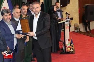 درخشش فرمانده پایگاه بسیج شرکت کلرپارس در جشنواره امتنان