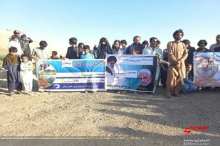 برگزاری جشنواره ورزشی حوزه شهدای وحدت اسفندک در کوهستان پارک روستای دریدر