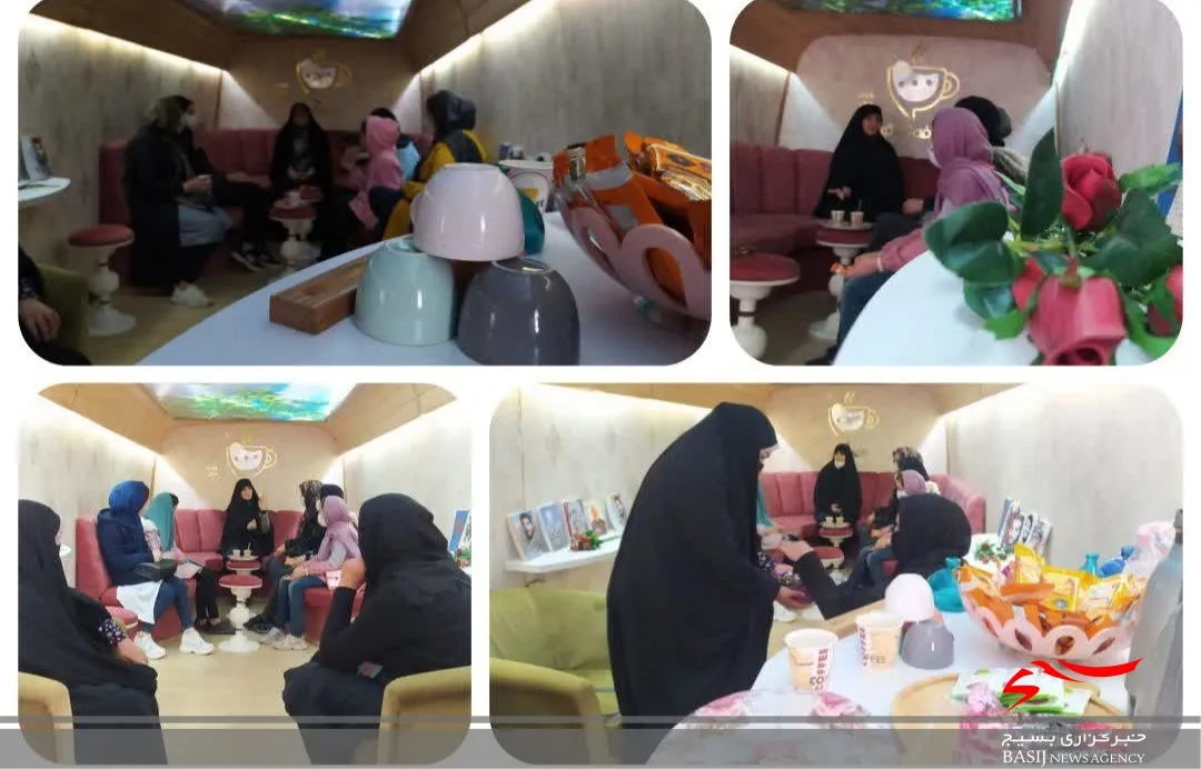 ترویج حجاب و عفاف توسط بانوان قمی در کافه گفت‌وگو