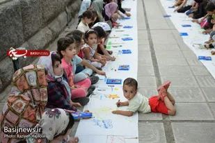 برگزاری نقاشی همگانی به مناسبت روز همدان