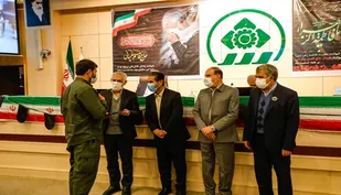 تجلیل از فرمانده بسیج ادارات کل شهدای شهرداری شیراز در شورای شهر