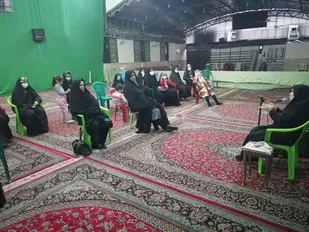 کارگاه آموزشی مسائل زنان و تغذیه سالم در محل بیت العباس برگزار شد