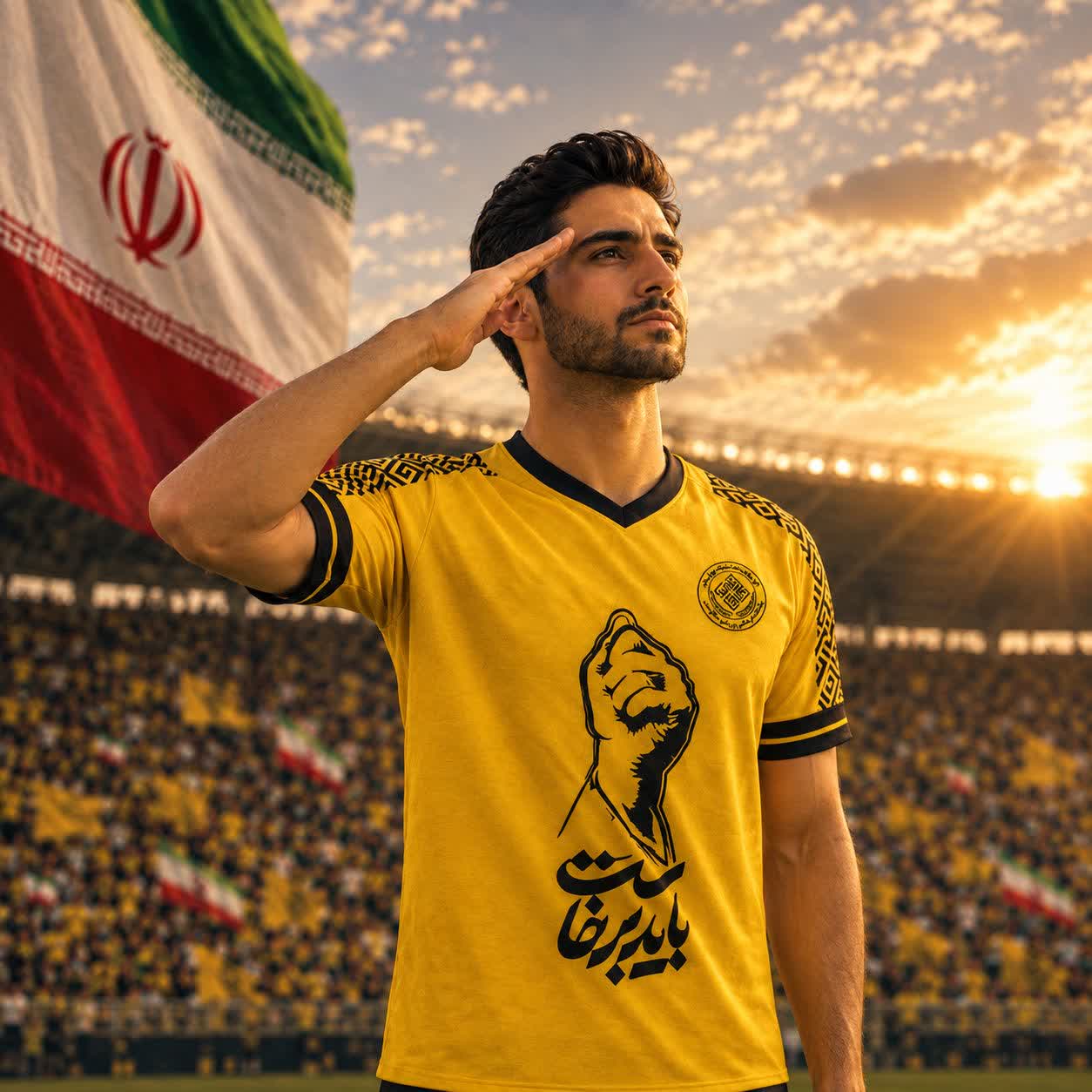 لباس جدید باشگاه مقاومت با شعار «باید برخاست» رونمایی ش