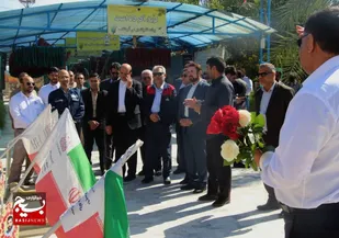ادای احترام مدیران ارشد صنعت نفت کشور به شهدای هویزه