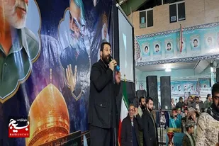 مراسم بزرگداشت سومین سالگرد شهادت حاج قاسم سلیمانی و همرزم شهیدش ابومهدی المهندس در شهرستان اقلید برگزار شد