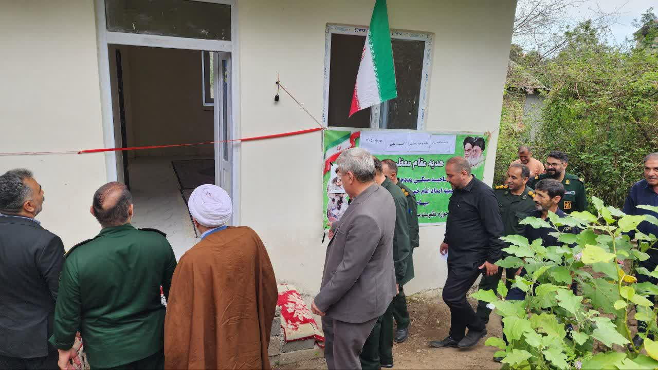 بهره‌برداری از یک واحد مسکن محرومان در روستای چلوند لوندویل آستارا