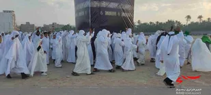 گزارش تصویری مراسم بازسازی واقعه غدیر خم در شهرستان جم