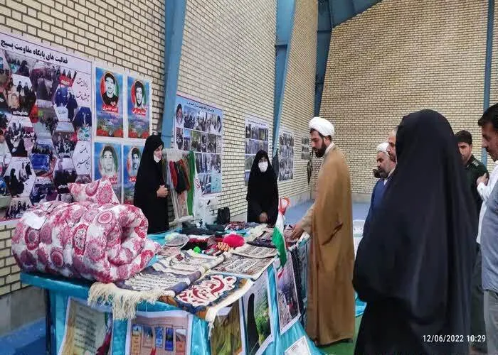 برپایی نمایشگاه طرح اسوه پایگاه های مقاومت سپاه ناحیه بدره