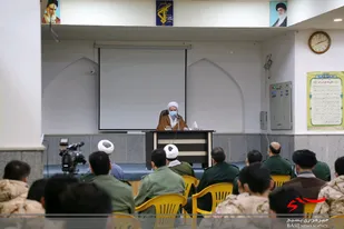 حضور نماینده ولی فقیه در مازندران در سپاه بابل