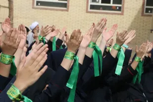 برگزاری جشن وحدت  در مدرسه بیک محمدلویی شهرستان قدس