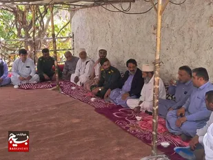 دیدار با معتمدین روستای گورموریک در هفته دفاع مقدس