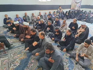 برگزاری مراسم شهادت امام صادق (ع) دردفترامام جمعه  یزدان آبادِ زرند