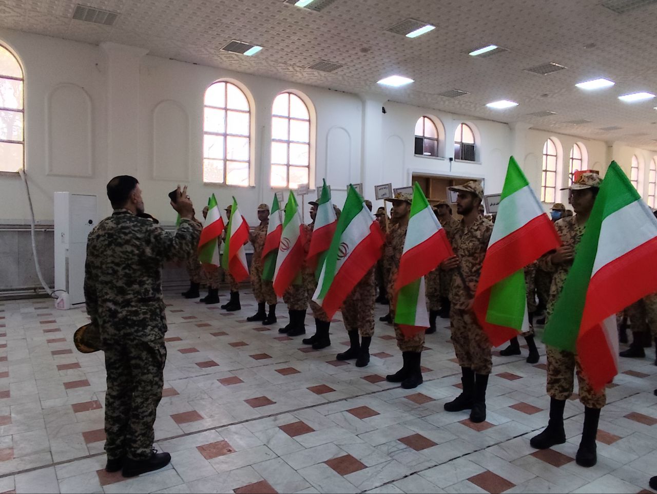 برگزاری آیین افتتاحیه چهارمین دوره مسابقات مهارتی کارکنان وظیفه سپاه در کرمان
