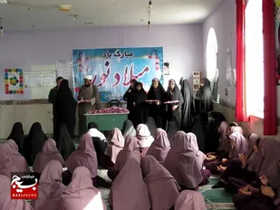 تجلیل از دانش&zwnj;آموزان فعال عفاف و حجاب آموزشگاه رودکی کنگان