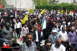 راهپیمایی روز جهانی قدس در بندر کنگان