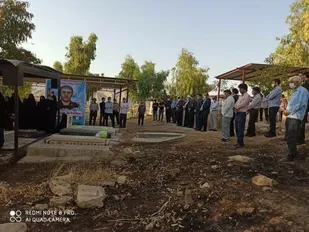مراسم بزرگداشت هفتمین سالگرد شهادت شهید مدافع حرم حشمت سهرابی برگزار گردید
