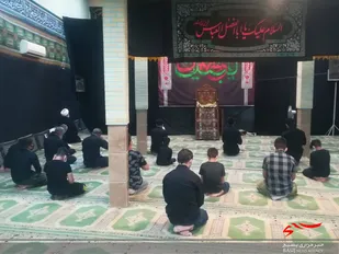 مراسم عزاداری ماه محرم بسیجیان پایگاه شهید مدنی