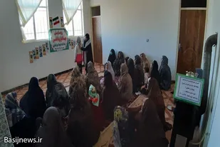 برگزاری اردوی جهادی رهروان زینبی به مناسبت هفته بسیج در روستاهای کبودراهنگ