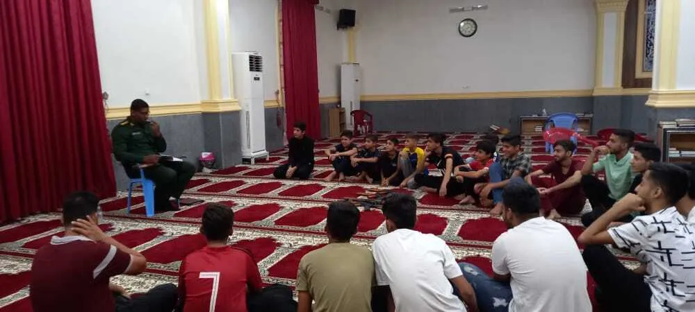 آموزش مقدماتی بسیج در پایگاه مقاومت امام خامنه ای برکه لاری بستک برگزار شد