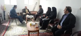دیدار مدیر بهزیستی شهرستان ری با امام جمعه خاور شهر