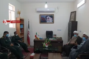 دیدار فرمانده سپاه میناب با امام جمعه این شهرستان