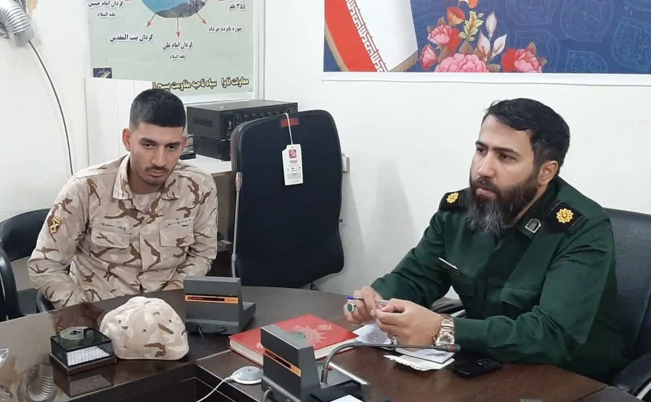 نشست صمیمانه جانشین فرمانده سپاه ناحیه پیشوا با سربازان وظیفه