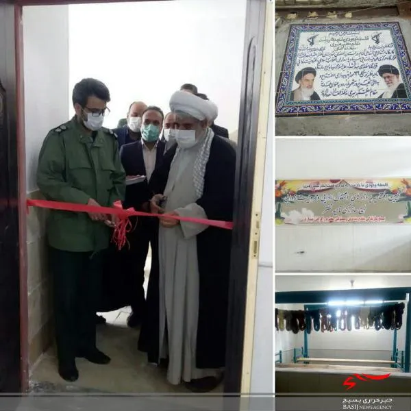 افتتاح کارگاه قالی بافی شهدای گمنام بادرود به مناسبت هفته بسیج