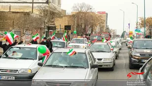 راهپیمایی 22 بهمن در ماهدشت برگزار شد