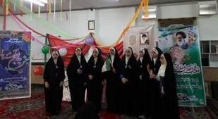 برپایی جشن پدران آسمانی در محله مخابرات شهرستان قرچک