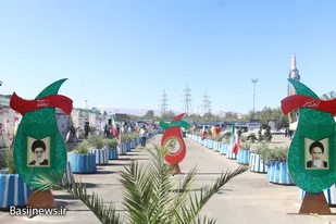 تصاویر|آیین افتتاحیه نمایشگاه در مسیر ایستادگی