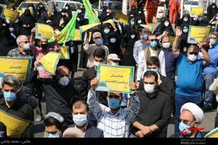 تجمع بزرگ مردمی در محکومیت اهانت به ساحت مقدس پیامبر(ص) و قرآن در کرج برگزار شد