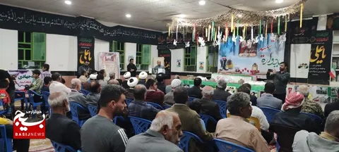 یادواره شهیدعلی صیادی در روستای جزیره شمالی استان بوشهر