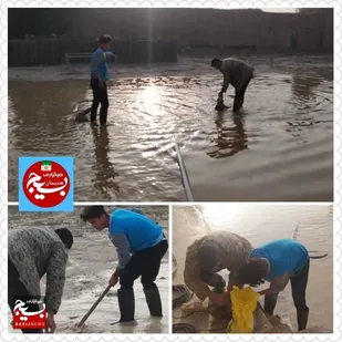 فعالیت گروه جهادی پایگاه شهید محلاتی حوزه شهید آوینی ناحیه شهرستان هندیجان