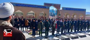 غبارروبی گلزارهای شهدای شهرستان اردل