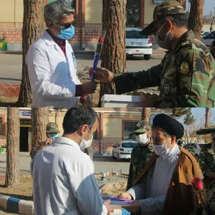 تجلیل از پرستاران و کادر درمان درمانگاه کوثر لشکر ۵۸ ذوالفقار شاهرود