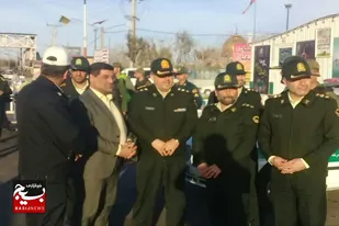 فرماندار سرخه از پایگاه های موقت نیروی انتظامی در سرخه بازدید کرد