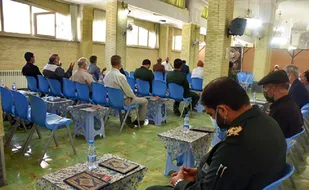 مراسم ختم مادر شهیدان اسدی با حضور سردار معروفی برگزار شد